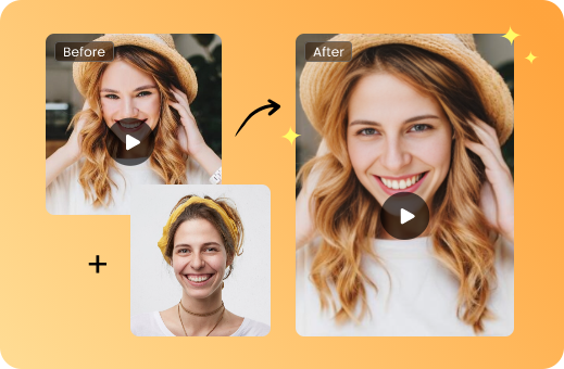Échange de visages vidéo avec IA gratuit
