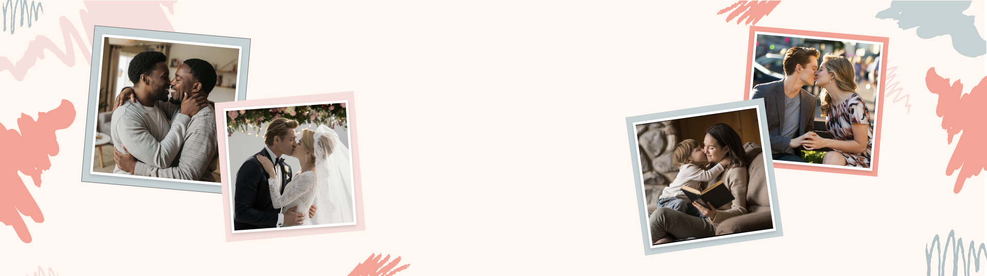 Montages photo de baisers IA